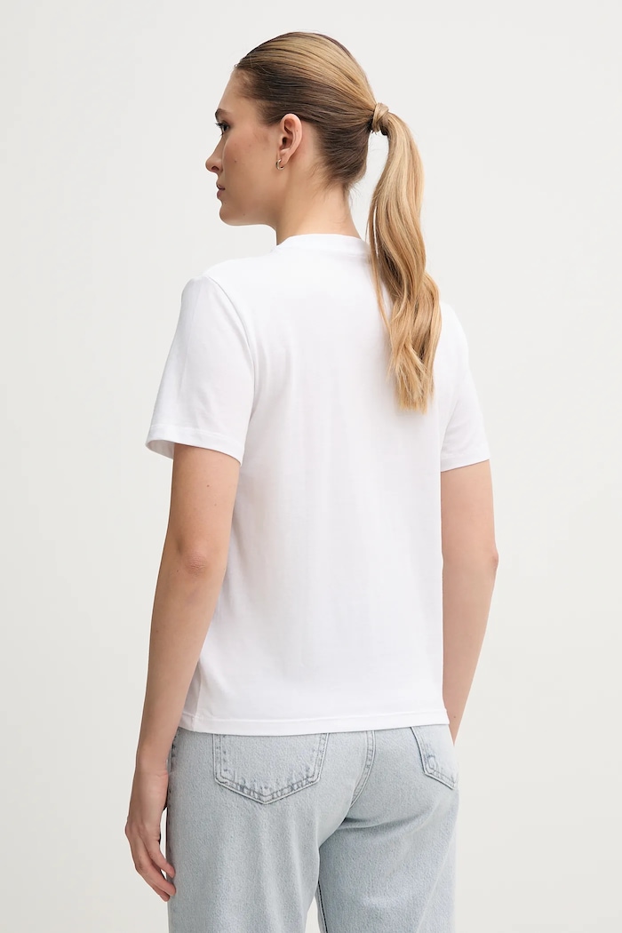 Oblečenie Bavlnené tričko Calvin Klein Jeans LV047B863G biela