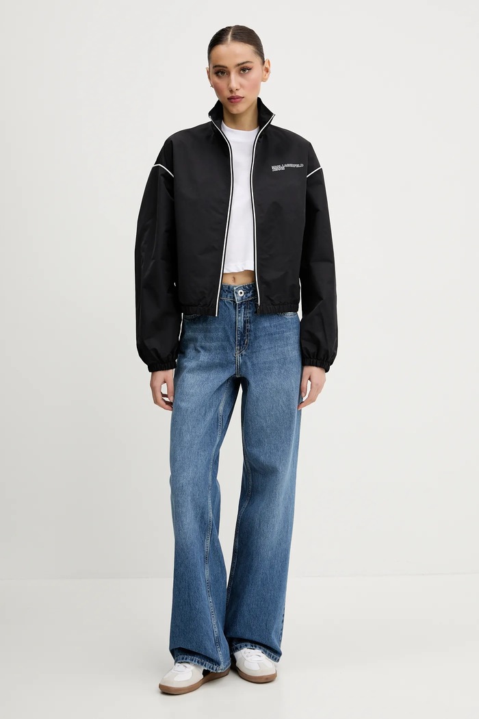 Karl Lagerfeld Jeans тениска от памук A2W17076 бял SS26