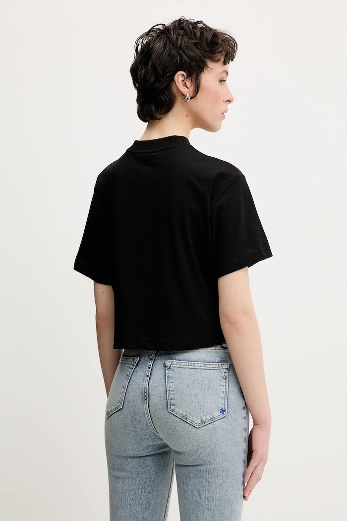 Oblečenie Karl Lagerfeld Jeans tričko s bavlnou A2W17076 čierna