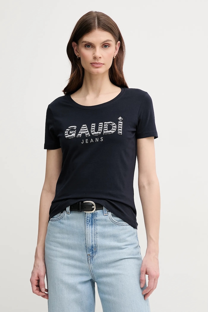 Gaudi t-shirt sötétkék 511BD64021
