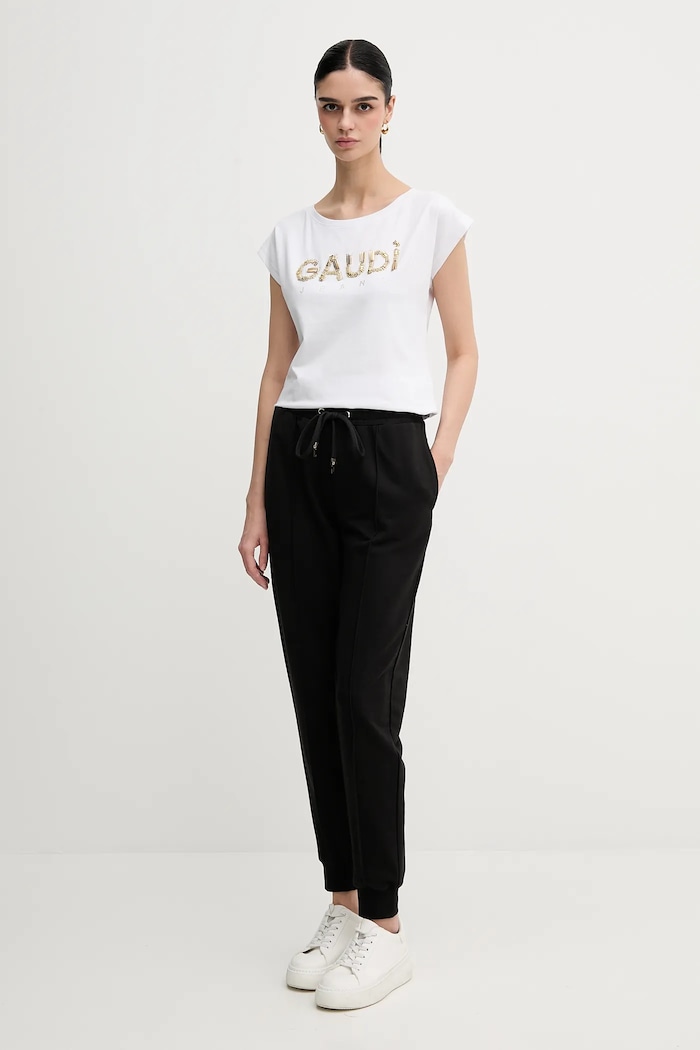 Gaudi t-shirt 511BD64025 bianco SS25
