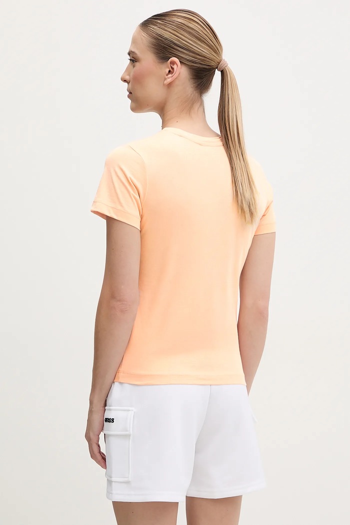 Oblečení Bavlněné tričko Guess V5GI03.I3Z14 oranžová