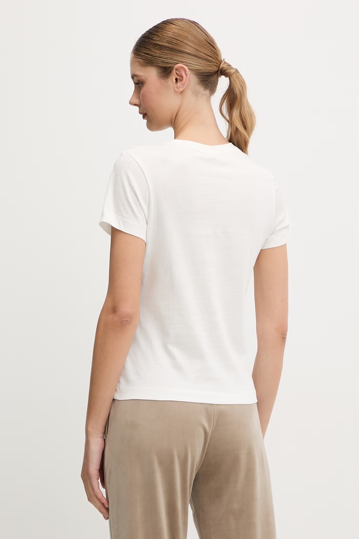 Дрехи Памучна тениска Guess NARCISO V5GI10.K9RM1 бежов