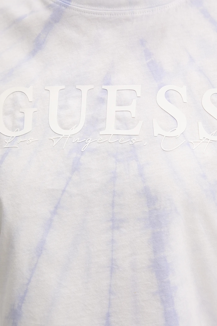 Βαμβακερό μπλουζάκι Guess GENZIANA V5GI19.I3Z14 μπλε