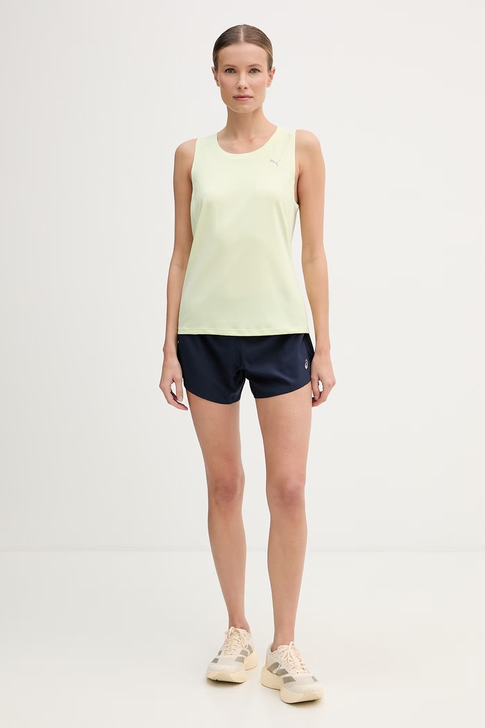 Puma top do biegania Velocity 526574 zielony SS26