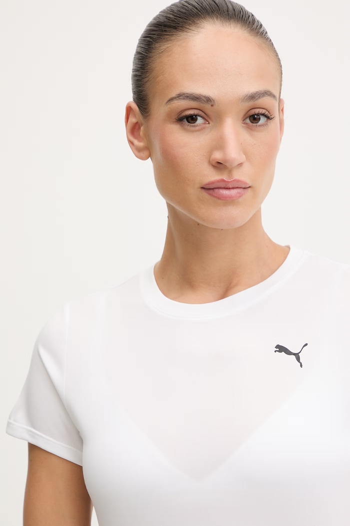 Puma tricou de antrenament Train All Day Essentials alb 527177