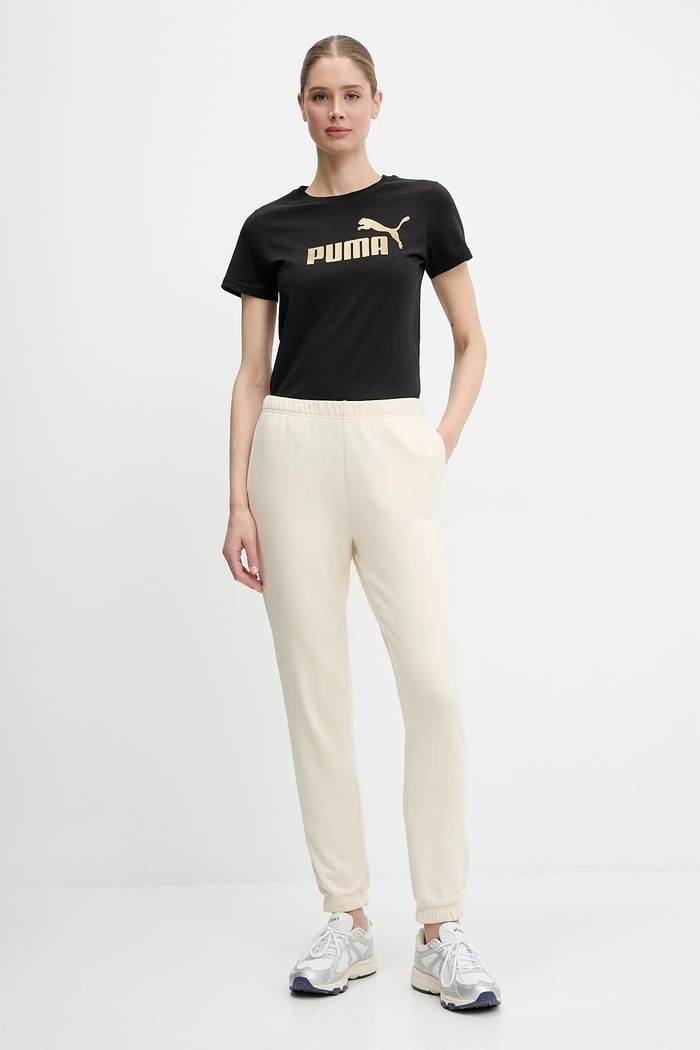 Bavlnené tričko Puma 631536 čierna AW25