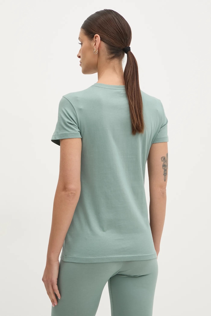 Odzież Puma t-shirt bawełniany 682371. zielony