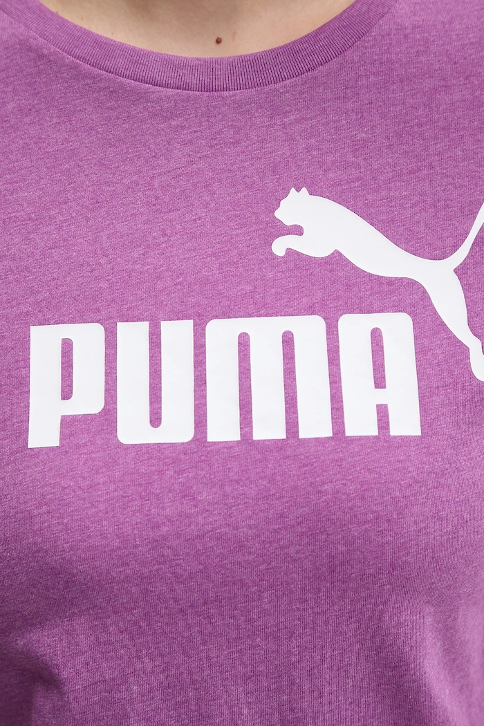 Bavlnené tričko Puma 684969 fialová