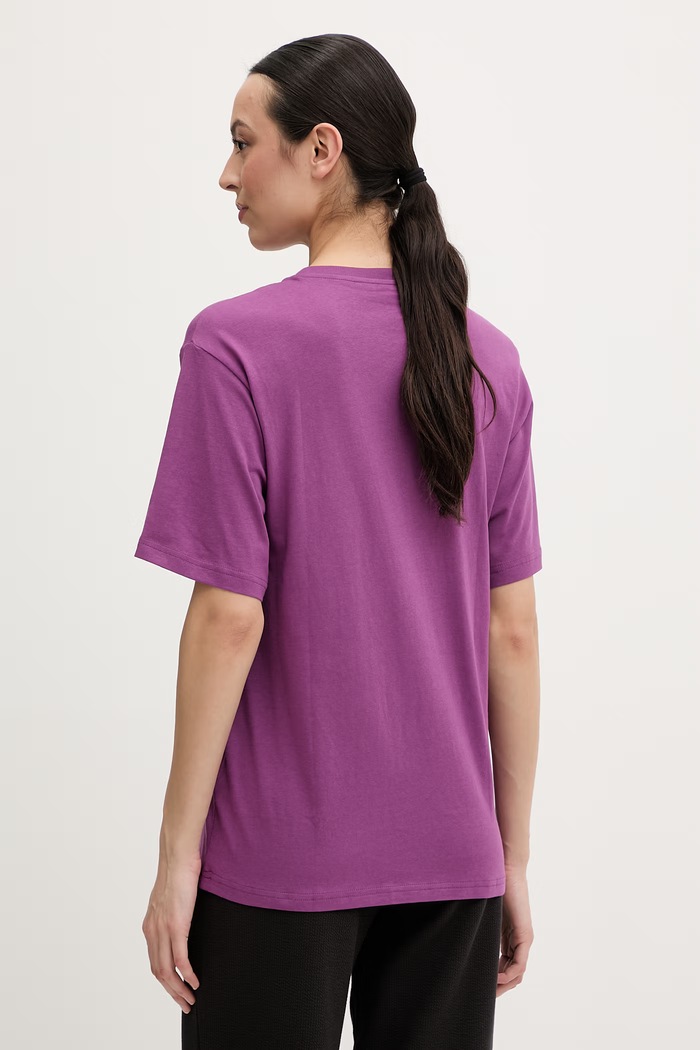 Oblečenie Puma tričko dámske bavlnené Essential Relaxed 684971 fialová
