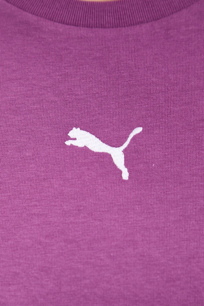 Puma tričko dámske bavlnené Essential Relaxed 684971 fialová