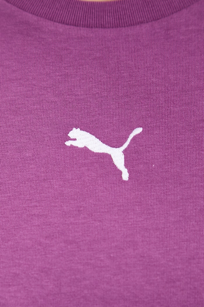 Puma tričko dámske bavlnené Essential Relaxed 684971 fialová