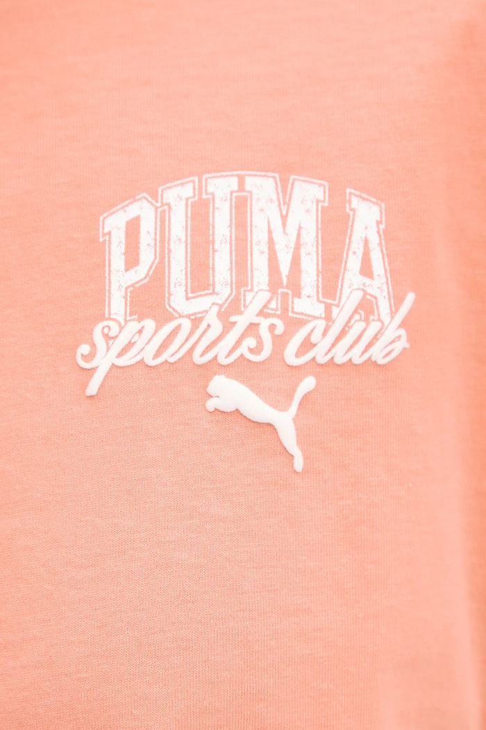 Puma pamut póló 685030 narancssárga