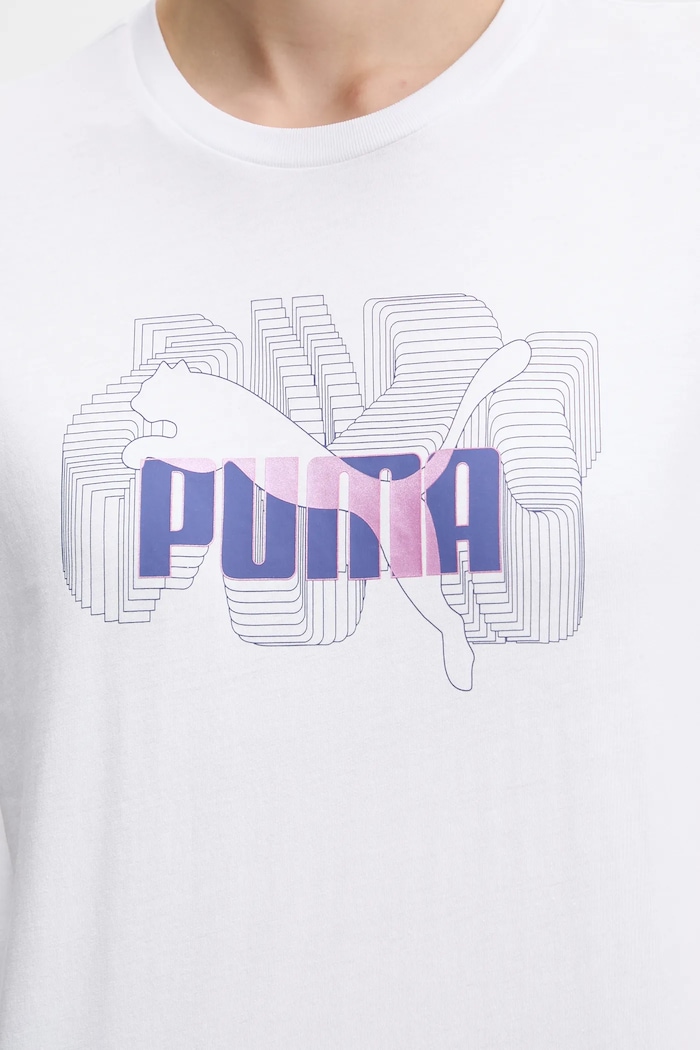 Памучна тениска Puma бял 685084.