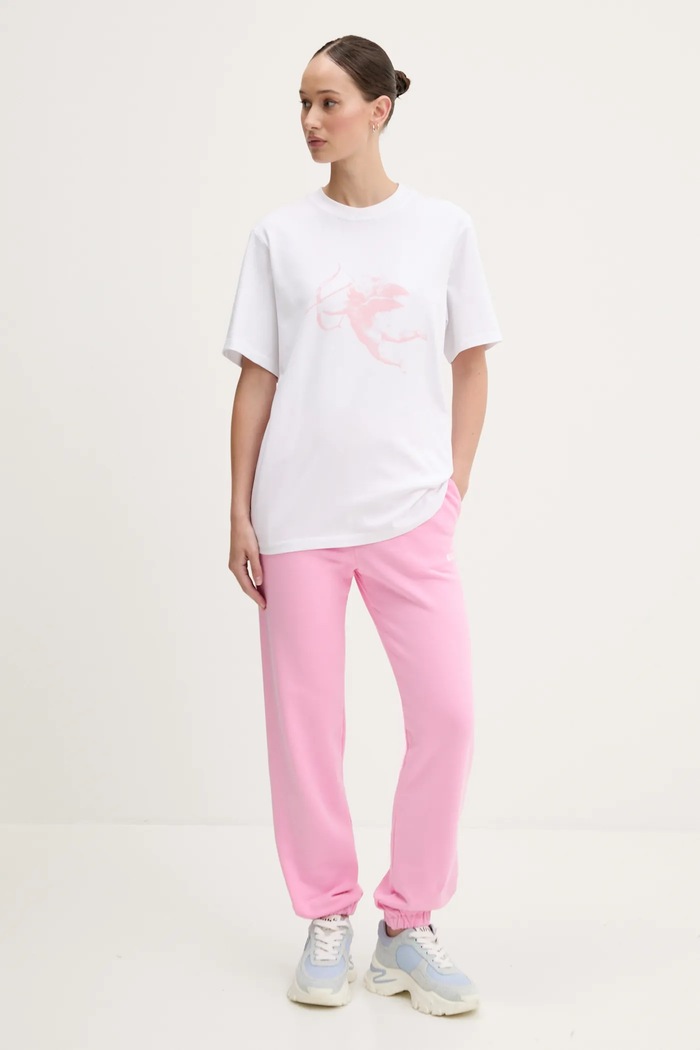 Fiorucci tricou din bumbac White Cupid Print Regular Fit T-Shirt W02SMTSH323CJ01WH09 alb SS25