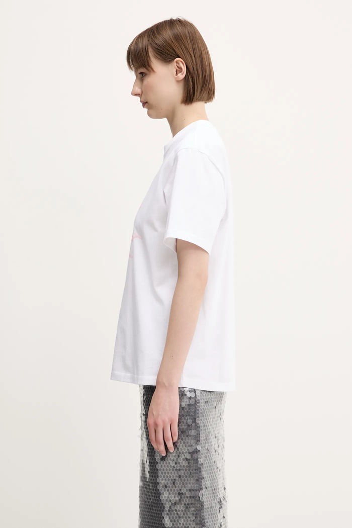 Fiorucci t-shirt bawełniany White Cupid Print Regular Fit T-Shirt W02SMTSH323CJ01WH09 biały SS25