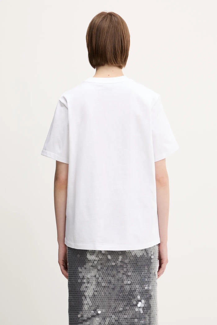 Odzież Fiorucci t-shirt bawełniany White Cupid Print Regular Fit T-Shirt W02SMTSH323CJ01WH09 biały
