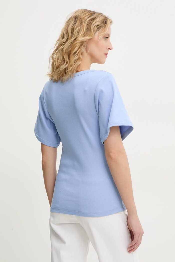 Oblečenie Tričko By Malene Birger LUNAI 102470 modrá