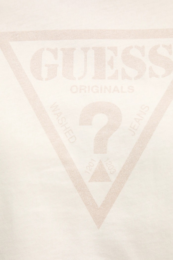 Bavlněné tričko Guess Originals béžová W5GI58.K8HM0