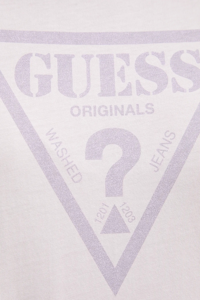 Guess Originals t-shirt bawełniany fioletowy W5GI58.K8HM0