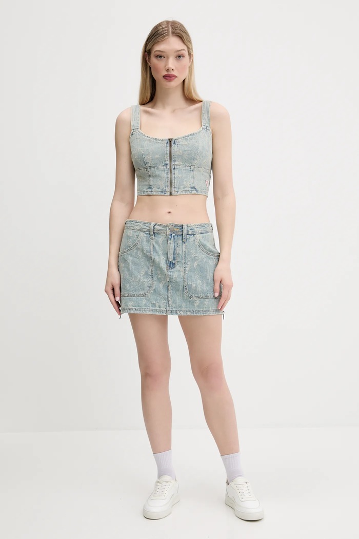 Top Guess Originals W5GG25.D5OTA modrá SS25