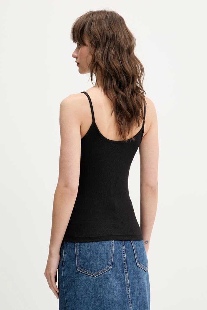 Top Tommy Jeans DW0DW20241 černá SS25