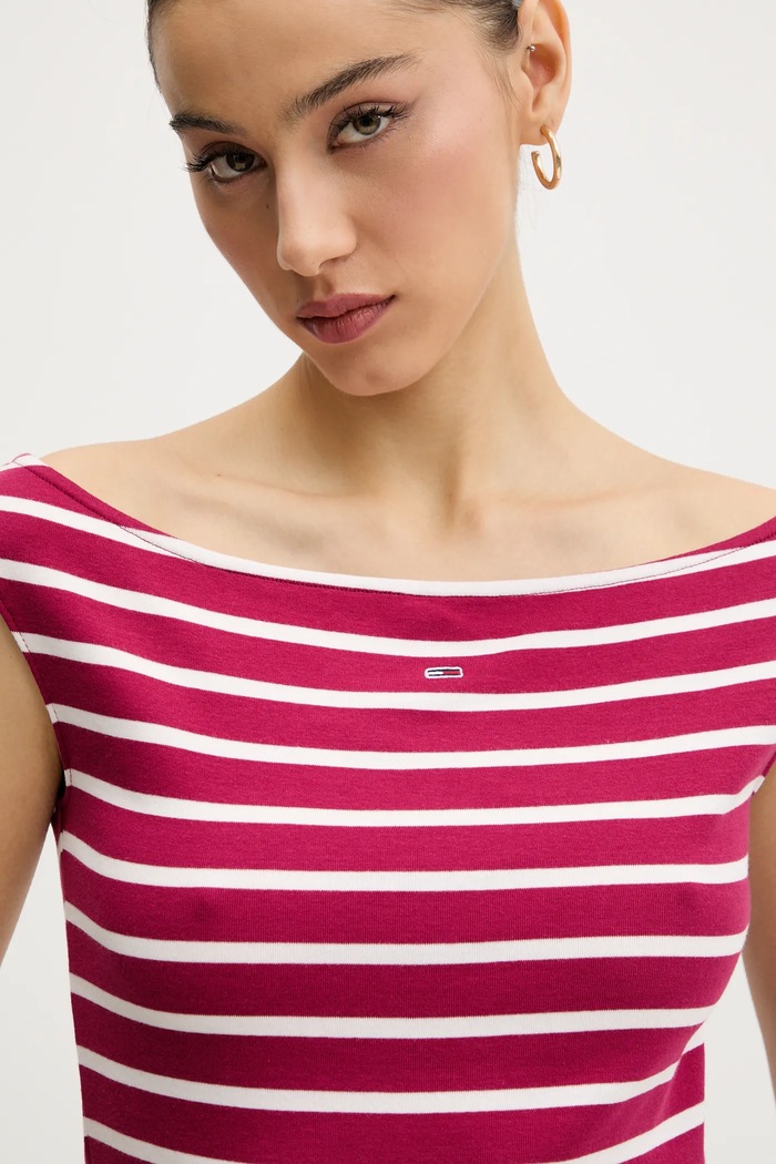Top Tommy Jeans ροζ DW0DW20234