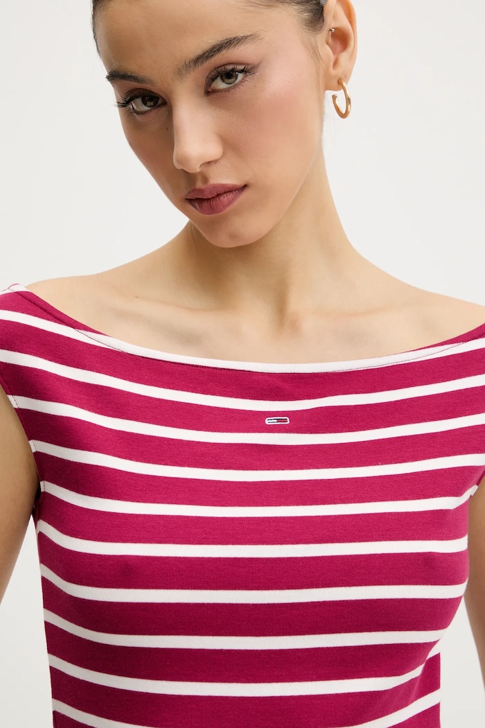 Top Tommy Jeans ροζ DW0DW20234