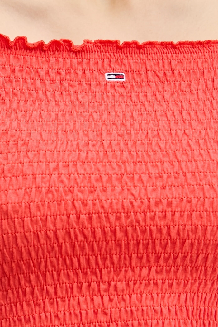 Blúzka Tommy Jeans oranžová DW0DW20238