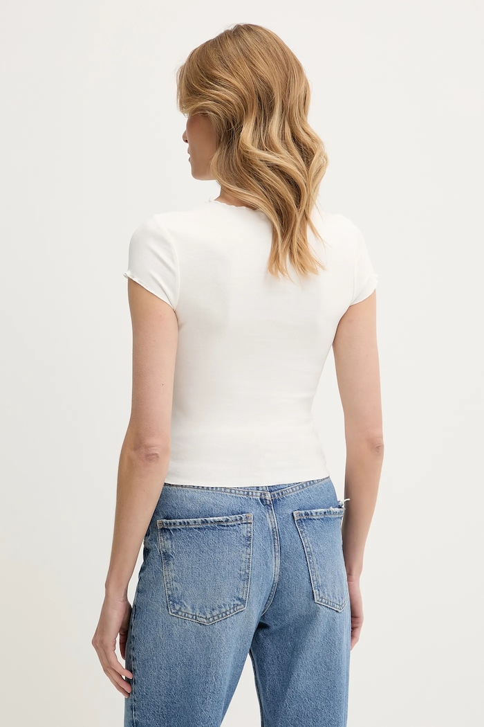 Tričko Tommy Jeans DW0DW20623 biela SS25