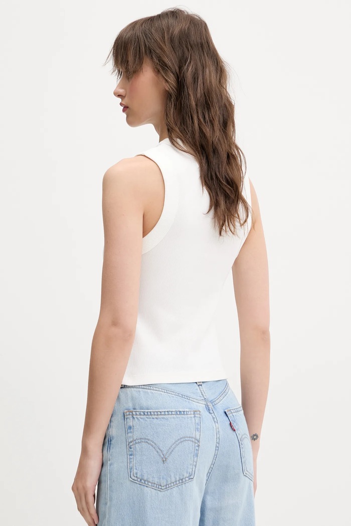 Oblečení Top Tommy Jeans DW0DW21339 bílá