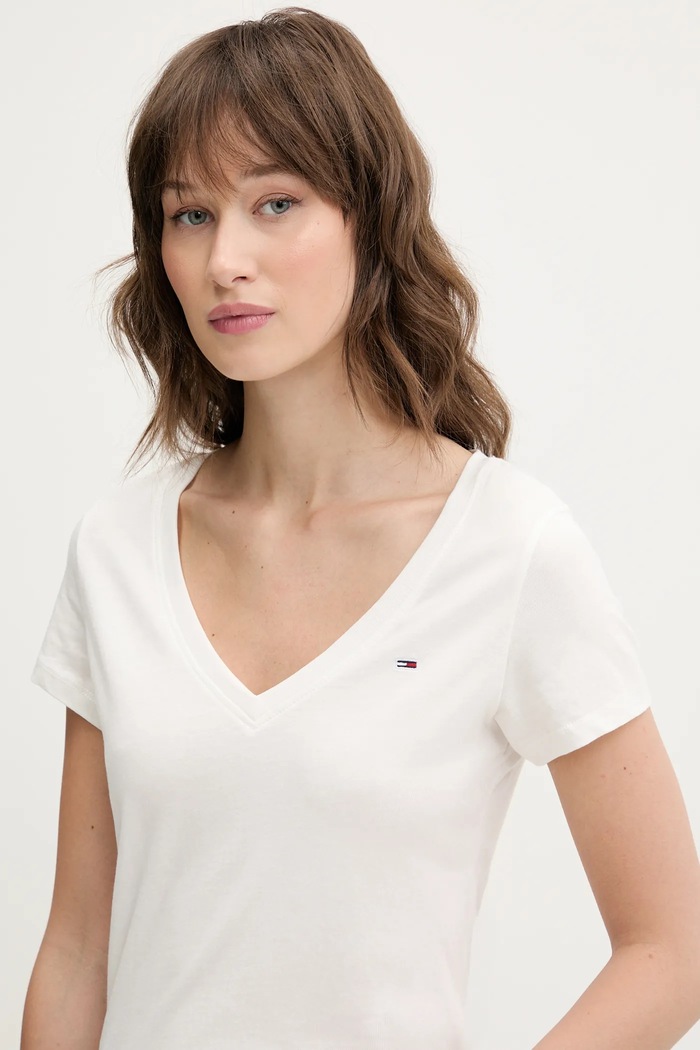 Bavlnené tričko Tommy Jeans 2-pak DW0DW21367