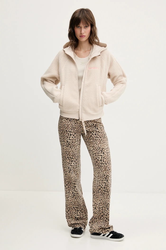 Βαμβακερό τοπ Tommy Jeans DW0DW21369 μπεζ AW25