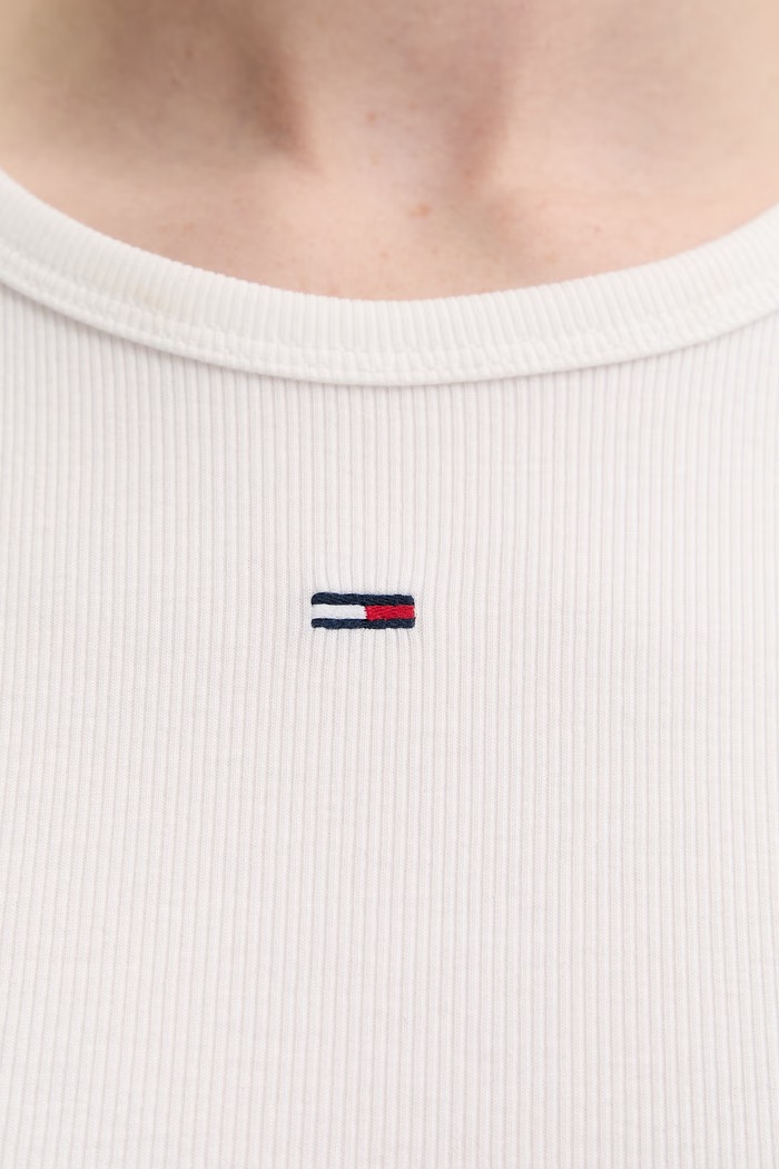 Tommy Jeans basic tričko dámske bavlnené s elastanom 2-pak DW0DW21430