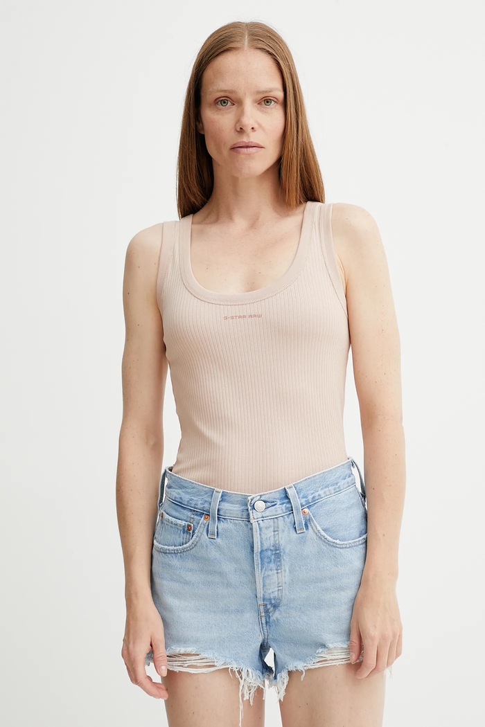 G-Star Raw top pomarańczowy D26065.D253