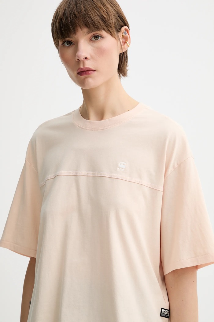 G-Star tricou din bumbac bej D26134.336