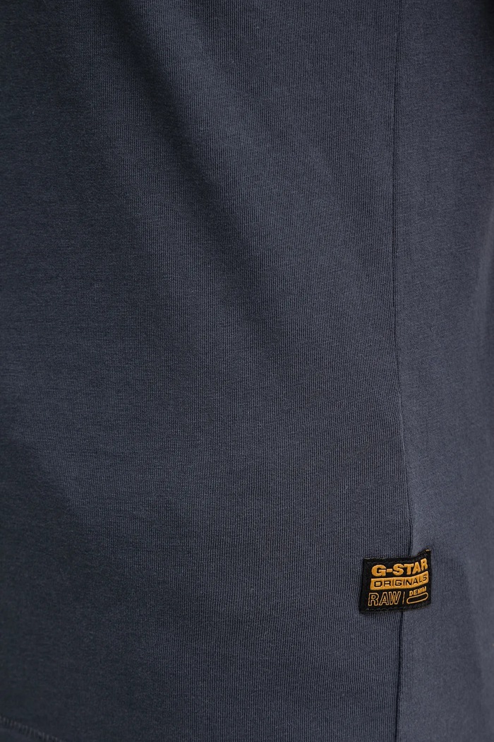 Bombažna kratka majica G-Star Raw D26062.336 siva