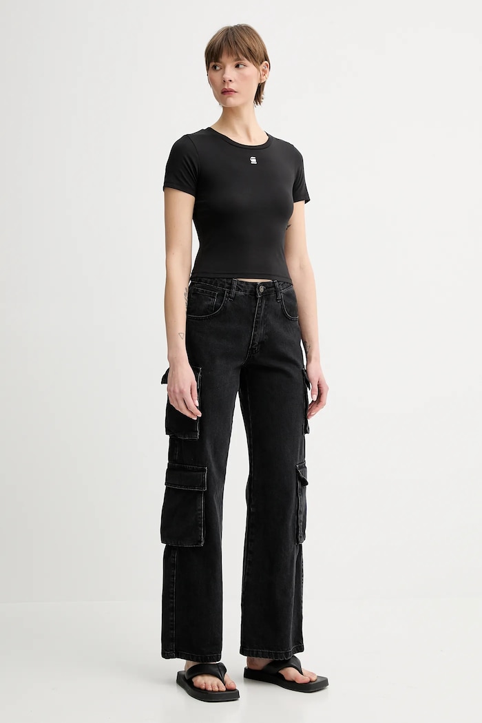 G-Star t-shirt D26446.3310 czarny SS25