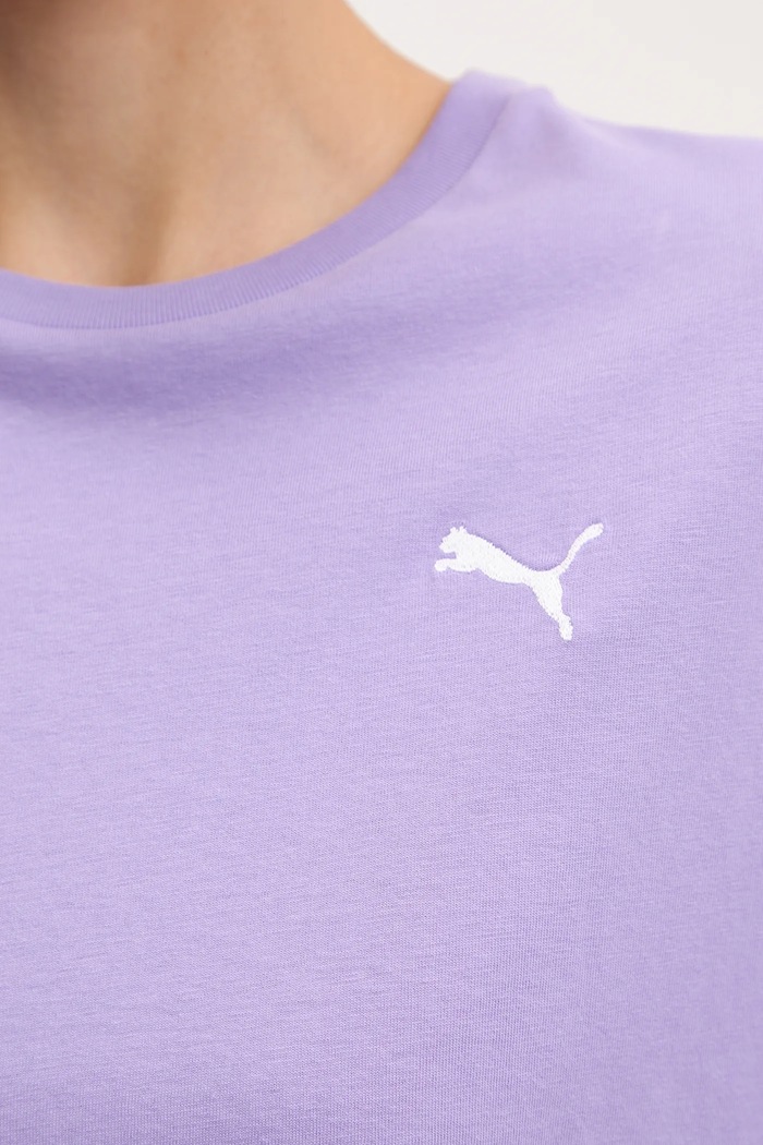 Puma t-shirt bawełniany 629743 fioletowy