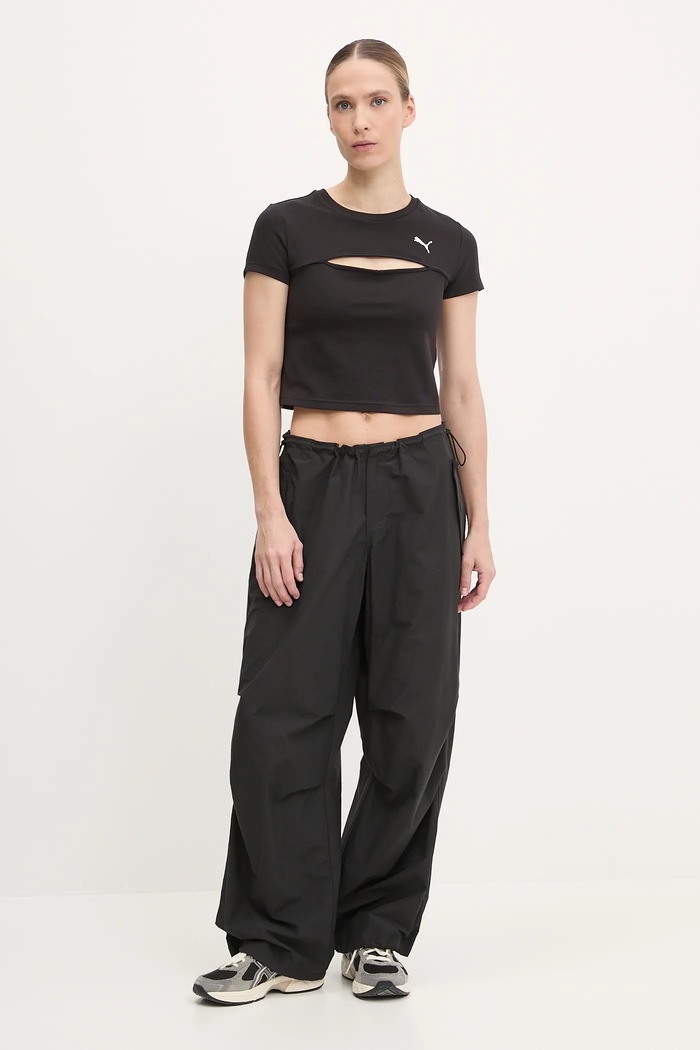 Puma t-shirt 631164 fekete SS25