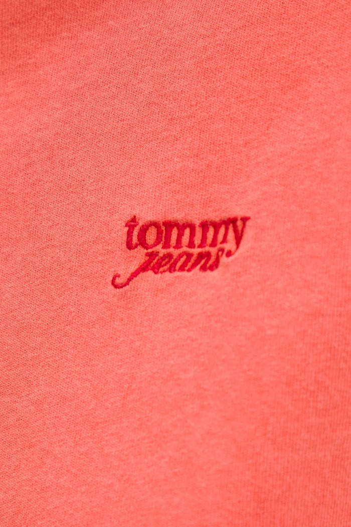 Bavlnené tričko Tommy Jeans DW0DW20324 oranžová