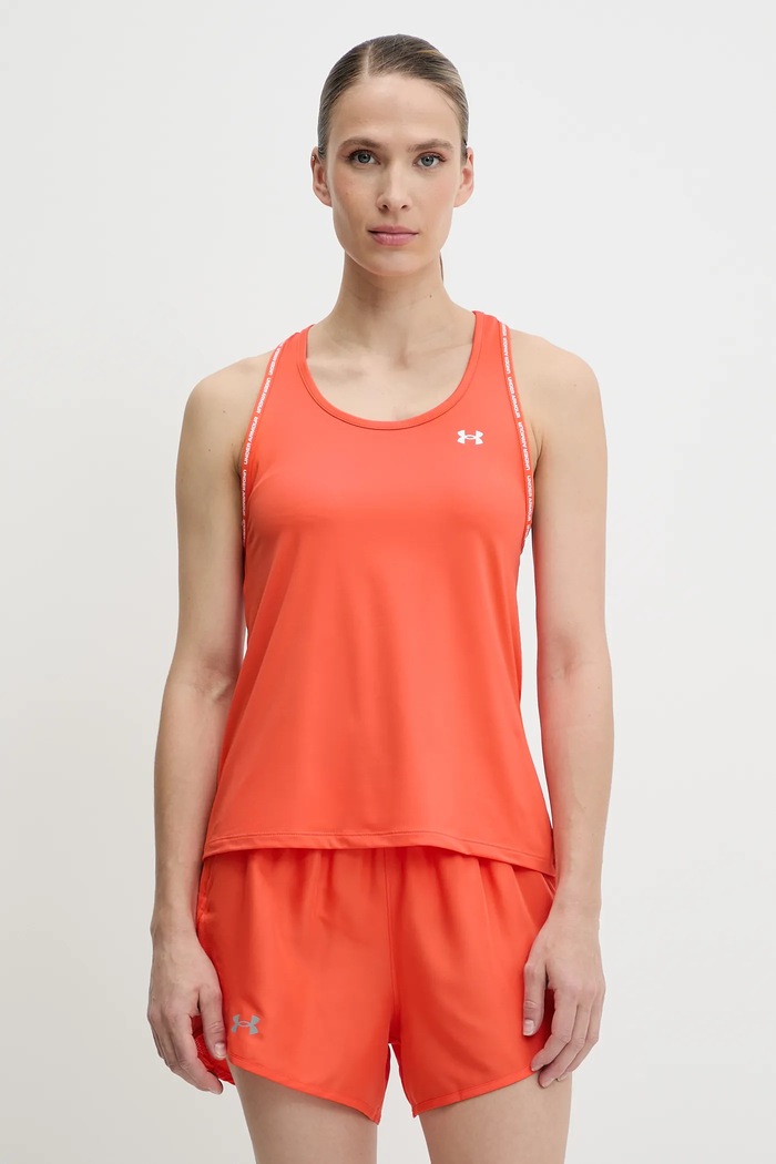 Under Armour Top treningowy Tech Knockout pomarańczowy 1389851