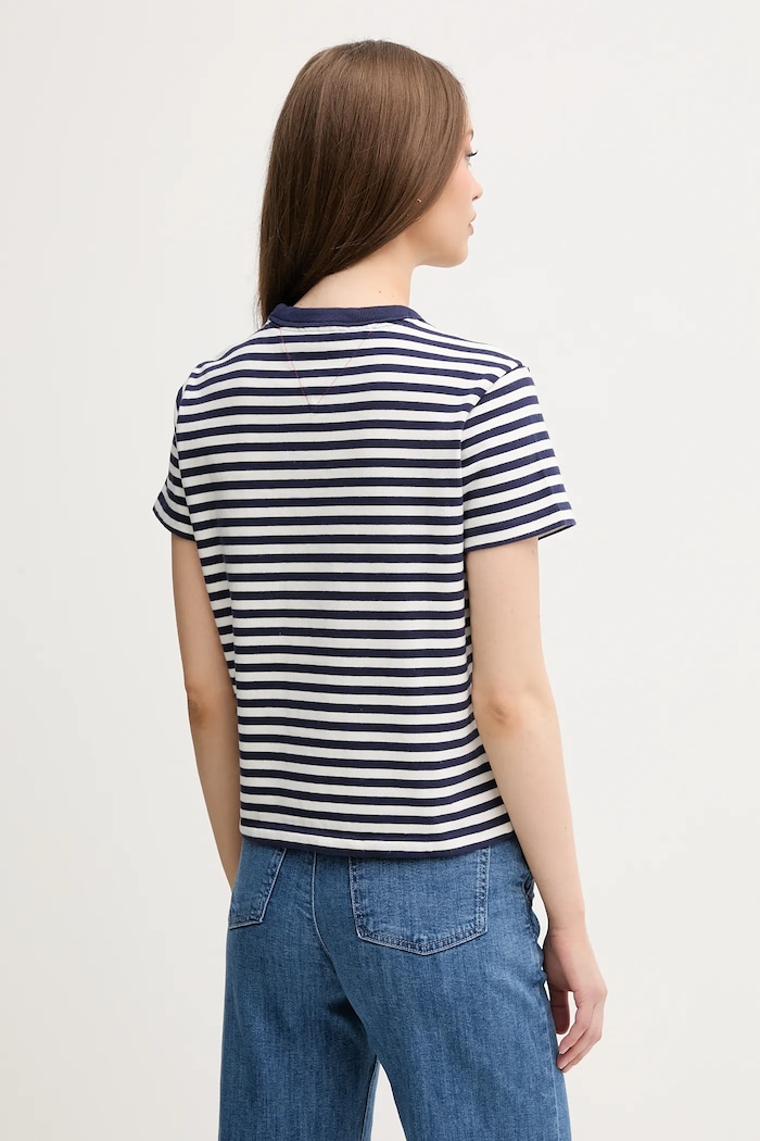 Oblečenie Bavlnené tričko Tommy Hilfiger SAILING WW0WW45935 tmavomodrá