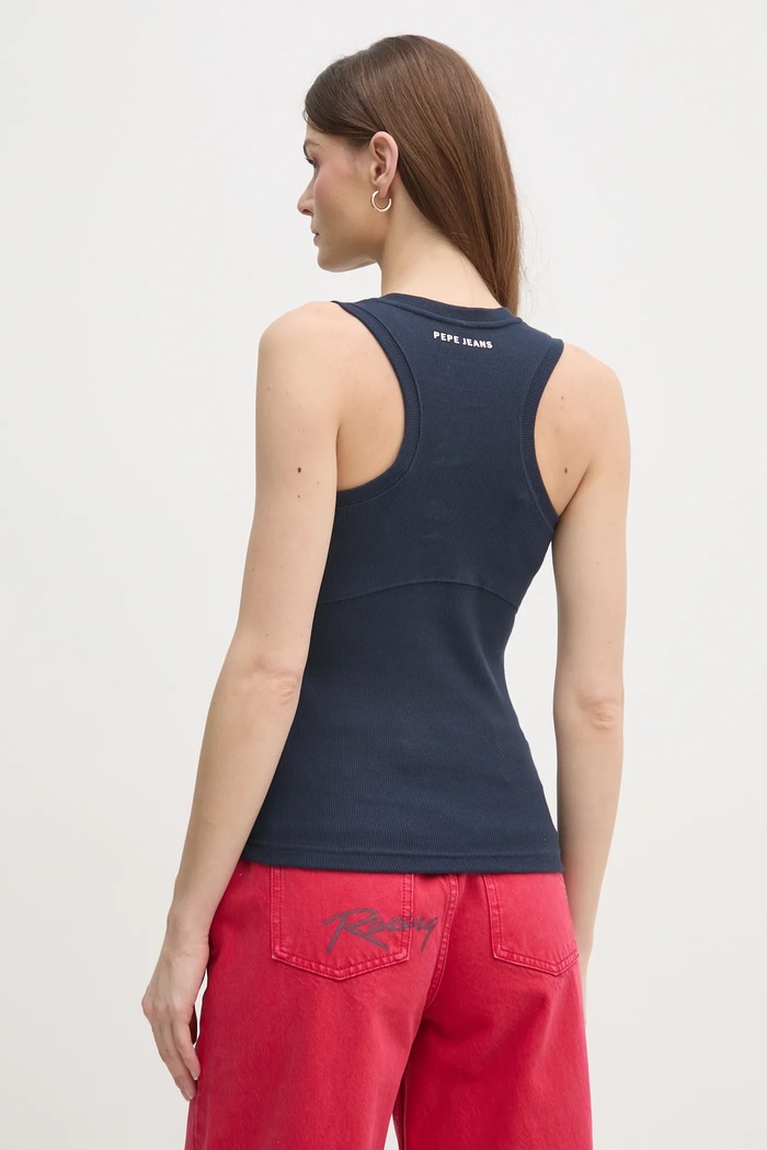 Oblečenie Top Red Bull Racing x Pepe Jeans LOGO RIB TANK RL500011 tmavomodrá