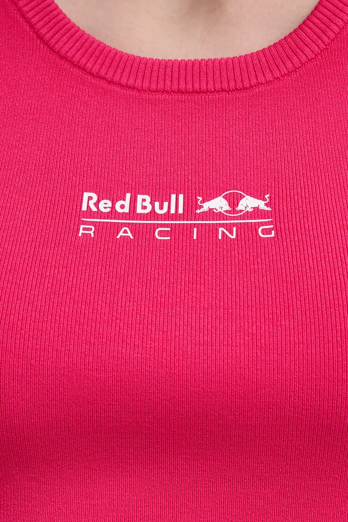 Red Bull Racing x Pepe Jeans kamizelka KNIT LOGO TANK RL700002 różowy
