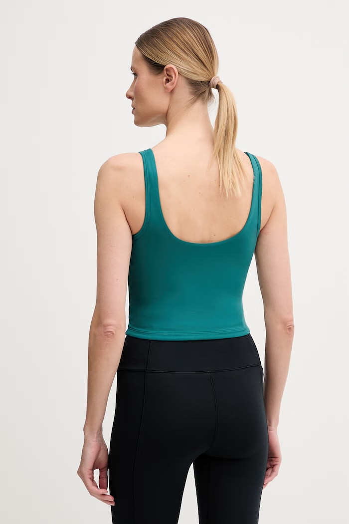 Ρούχα Under Armour crop top γυναικείο 6007656 πράσινο