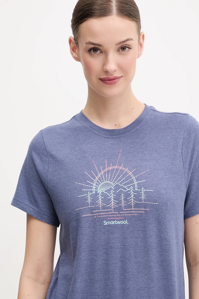 Îmbrăcăminte Smartwool Tricou sport SW002859 albastru