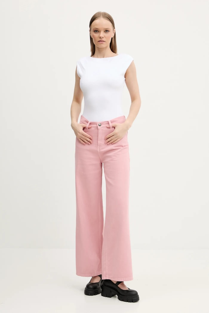 Tričko Abercrombie & Fitch KI139.5225.100 biela SS25