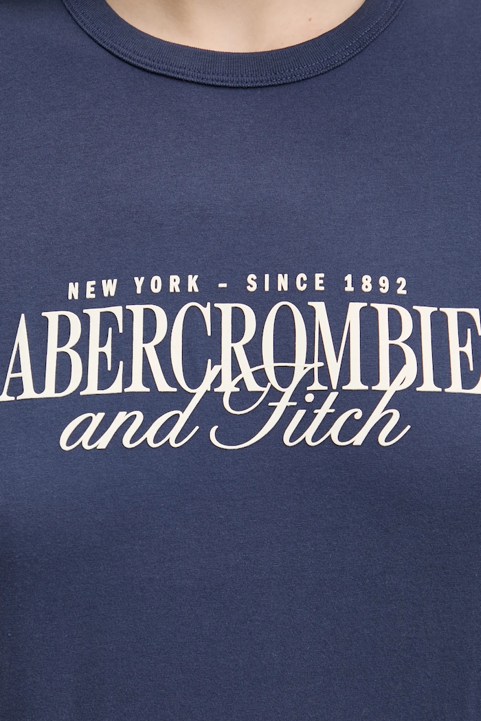 Abercrombie & Fitch t-shirt bawełniany KI185.5058.205 granatowy