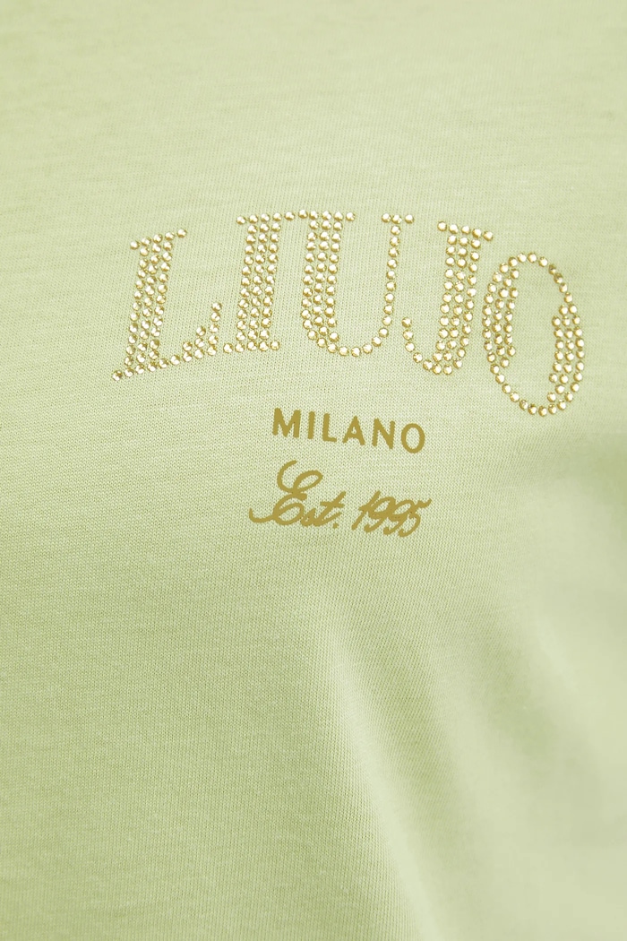 Liu Jo t-shirt in cotone WA5144.JS923 verde